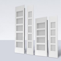 정화조 환풍기 환기구 배기팬 소형 미니 덕트 50/60/80mm 폭 천공 시트 알루미늄 합금 에어 벤트 웹 플레, 03 Width 60mm_06 length 450mm