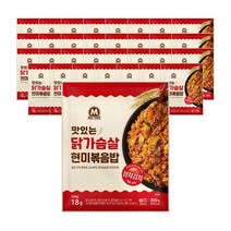 미트리 닭가슴살 현미볶음밥 참치김치, 200g 32팩