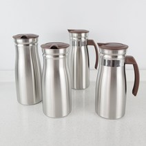 스텐 물병 가정용 식당 업소용 손잡이 냉장고 물병 800ml 1L, A. 국민 스텐 물병(손잡이X)