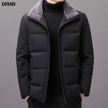 DFMEI 남성 패딩 비즈니스 도톰 중년 코트