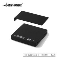 미니 카페 전자저울 체성분 인바디 측정기 체중계 디지털 주방 커피 규모, 없음, 없음, Black