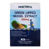 [헬스피아] 초록입홍합 Green Lipped Mussel 1000 500 C, 500캡슐 x 3개