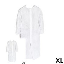 방문자가운 일회용 부직포 위생가운 XL 50매 식품공장위생복 영양사가운, 상세페이지 참조, 상세페이지 참조