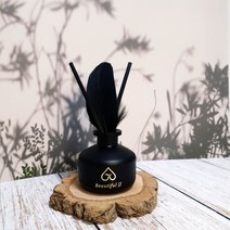 블랙 페더 디퓨저 100ml 고급인테리어 블랙 보틀 실내방향제 차량용 머리안아픈 뷰티풀제이제이 정정아마켓, 민트쇼핑백+1000, 200ml27000원, 07-JJ어드밴스드