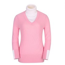 LPGA 여성 G-Basic 터틀넥 방풍니트(L204KT650P)