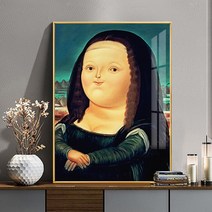 인테리어 모나리자의 미소 그림 재미 현관 캐릭터 벽걸이 호텔 의 지방 버전 액자, 01. 프레임 색상 참고하세요