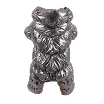 강아지패딩 대형 디자이너 소형 옷 두꺼운 봉제 방수 겨울 2020 요크 치와와 퍼그, 23.Silver Dog Clohtes - XL