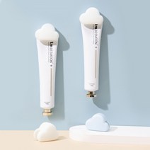 1+1 치약걸이 욕실 부착식 튜브걸이 치약 홀더 꽂이, 블루+블루