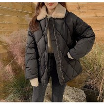 SIS-144 여자패딩 누빔패딩 퀼팅패딩 여자아우터 겨울아우터 뽀글이넥패딩 여자겨울점퍼