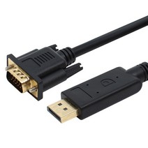 엠비에프 DP to VGA 케이블 2m, MBF-DPVC02