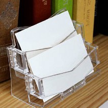 디자인 쿠폰함 쿠폰 보관함 카페 디저트 명함 꽂이 2단 명함곽 네일샵 명함각 통 거치대 케이스 박스 카드 정리대 정리함 전시대 식당 분류 스탠드 받침대 홀더, 검정