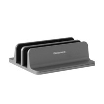 Ekeepment Designed for Mac Mini MacBook iPad Laptop Tablet Aluminium Vertical Clamshell Adjustable S, Black