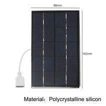 태양열보조배터리 YAGOU ETFE 접이식 태양 전지 패널 8 와트 5 볼트 야외 충전기 가방 안정적인 전압 모듈 듀얼 USB 안전 충전 전화 보조베터리 백업, [01] 8W ETFE-2 Fold