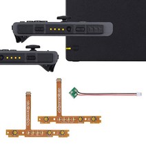 EXtremeRate Firefly LED 튜닝 키트 닌텐도 스위치 조이콘 도크 NS SL SR 버튼 리본 플렉스 케이블 전원 표시 - 퓨어 그린 (조이콘 미포함), Orange