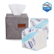크리넥스 채워쓰는 미용티슈 미니맥시 7500매 패브릭용기증정 46044, 단품, free