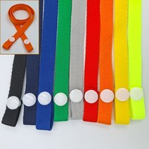 센시엠 분실방지 똑딱이 면 목걸이 마스크 스트랩 줄 끈 걸이 고리 단체 납품 도매 개별포장