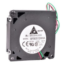 시로코팬 시코로팬 덕트모터 2마력 1마력 덕트팬 닥트모터 고기집후드 BFB0512HHA 5cm 50mm 팬 50x50x10mm DC12V 0.24A 3 라인 볼 베어링 대형 풍량