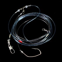 몽크로스 볼베어링 생미끼 외수질 채비 농어 민어 우럭, 투명 20호(2개입)