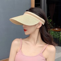 제이제이헤라 여름 선캡 라탄모자 밀짚모자 cv-31