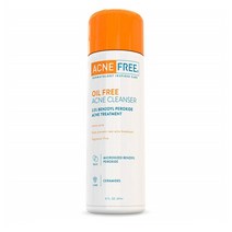 AcneFree Acne Free Peroxide 2.5% Face Wash 아크네프리 벤조일퍼옥사이드 클렌저 페이스 워시 8oz(237ml), 1개