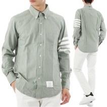 톰브라운 22FW 사선 스트라이프 솔리드 플란넬 셔츠 MWL272A 05245 320