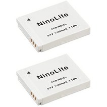 일본직발송 2. NINOLITE (NINOLITE) NINOLITE NB-6L NB-6LH 호환 배터리 2 개 세트 캐논 IXY 32S 930IS PO, 222 19145167898, 111 19145167898, One Size_배터리 2 개 세트