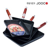 주방1번가 주코(JOOCO) 삼우 사각팬 계란말이팬 사각 후라이팬, 왕대 (260x260mm/가로x세로)