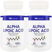 [미국빠른직구] 마이라이프 내추럴스 알파리포산 600 mg 60 야채캡슐 2병