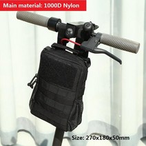 범용 전기 스쿠터 헤드 핸들 가방 eva 하드 쉘 가방 electric scooter bag for xiaomi m365 es1 es2 es3 es4 Bicycle bag, 27x18x5cm