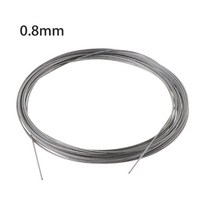 D08D 새로운 10M 304 스테인레스 스틸 와이어 로프 소프트 낚시 리프팅 케이블 7 × 7 빨랫줄, 1mm