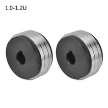 2 Pcs 와이어 피드 드라이브 롤러 롤 휠 30mm 직경 V/K/U 널링 그루브스테인레스 스틸 용접기 장비, [08] 1012-U