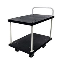 신원산업 산업용 이동식 2단 대차 학교 검정 스틸 특대형, 1개