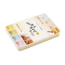 종이문화 내맘에 캘리그라피 패드 콤보 엽서, 혼합 색상, 80매입