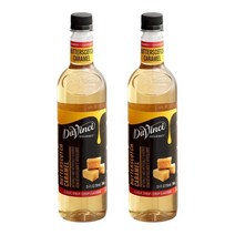 DaVinci Gourmet Classic Butterscotch Syrup 다빈치 클래식 버터스카치 맛 음료 커피 시럽 25.4 fl oz 750ml 2팩