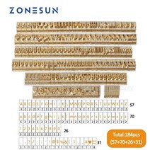 식품교반충진기 184 PCS 알파벳 문자 세트 숫자 기호 10cm T 슬롯 스탬프 핫 포일 스탬핑 기계 사용자 정의, 01 Time New Roman