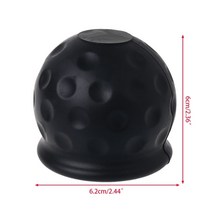 Rv 트레일러 히치 볼 커버 쉘 towball towball 방수 프로텍터 드로우바 외부 액세서리, 없음