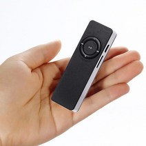 MP3플레이어새로운 휴대용 USB 미니 MP3 플레이어 외부 음악 재생 지원 128 기가 바이트 MicroSD TF 카드, 02 Black