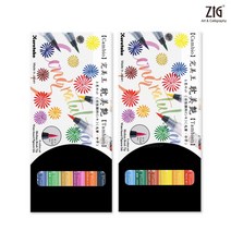 동아측기 [지그] 쿠레타케 캄비오 탐비엔 붓펜, 6색 A세트