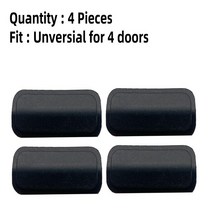 새로운 전면 왼쪽 오른쪽 외부 도어 핸들 실리콘 키리스 버튼 캡 트림 아우디 A8 D3 콰트로 2004-2010 액, 03 4PCS