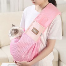 강아지 고양이 켄넬 시원한 메쉬 여행 캐리어 김숙 가방 웰시코기 위고백 이동장 슬링백 산책 소프트 산책용 카시트겸용 돔, L, A