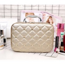 큐빅 여성 파우치 토트백 여성용 화장품 메이크업 가방 방수 세면 방수 보관 대용량 여성가방