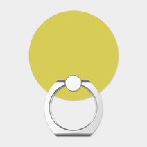 억스 아이링팝 솔리드 핸드폰 스마트링 무선충전 휴대폰 스마트 톡 핑거 그립 홀더 거치대, Solid 06_선셋 옐로우