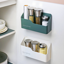 1+1 부착 수납함, 화이트 1+1