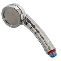 국산 물절약 샤워기 머리 크롬 온오프 버튼 물잠금 헤드