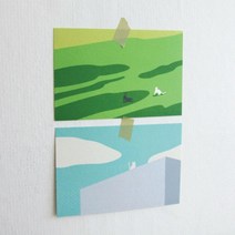 카드 잼스튜디오 포스트 엽서 08 일러스트엽서 리틀띵 part, 37 잔디위에서