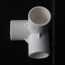 점적호스 농약호스 점적테이프 부속 분수호스 5pcs 20 110mm pvc 파이프 커넥터 피팅 정원 관개 물 튜브 피팅 pvc 3 웨이 커넥터 플라스틱 튜브 조인트 어댑터, 25mm, 하얀
