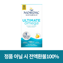 노르딕 네츄럴스 얼티메이트 오메가3 레몬 640 mg 소프트젤 120정 2개월분, 1개, 기본