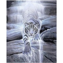 16종 우드 직소퍼즐 호랑이 재산 지켜주며 금전 복 가져다주는 수호신수 맹호 백호 타이거 풍수그림 집콕 취미 집중력향상 스트레스 해소 동물 조각퍼즐 모음 성인용, 300조각, 수호수 호랑이 퍼즐09번