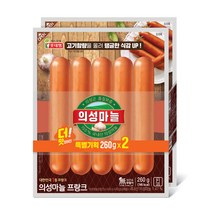 롯데 의성마늘 프랑크 260g, 4봉