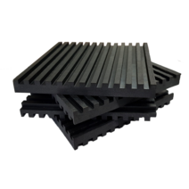 진동방지패드 4P 골방진고무판 20mmX7.5cmX7.5cm, 4개입